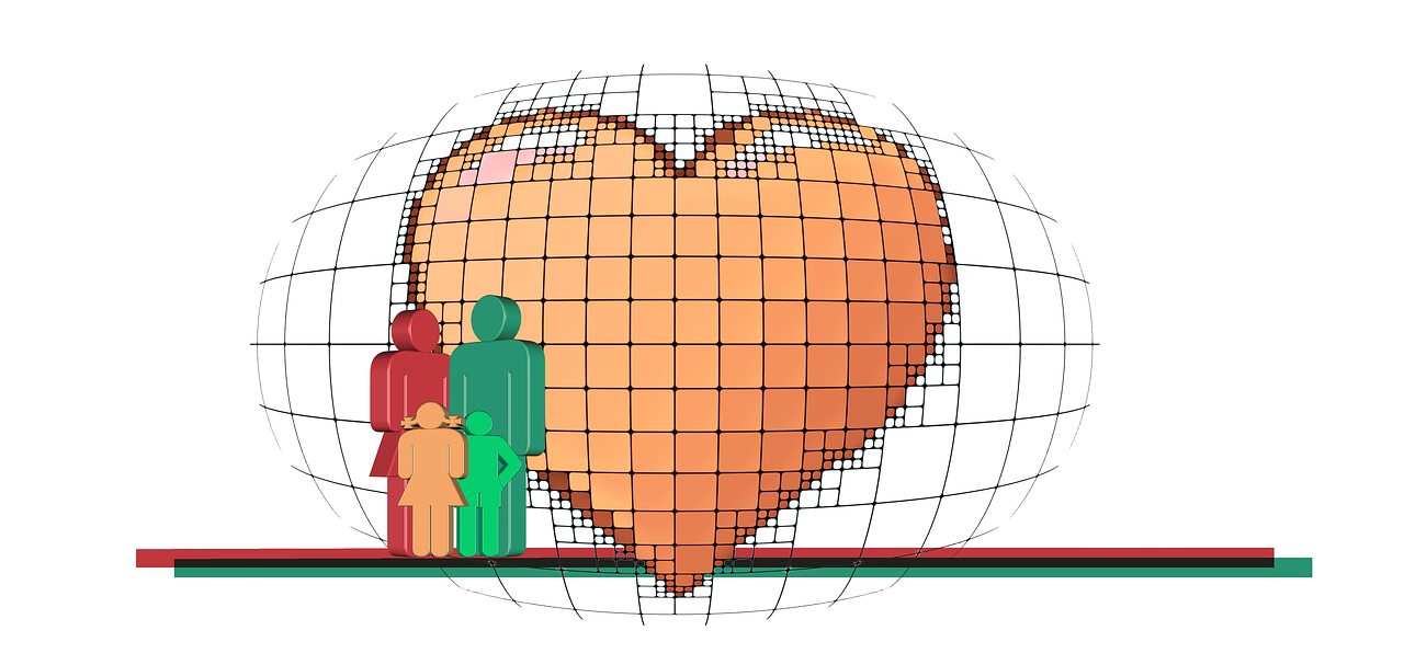 family health heart people group 2654011